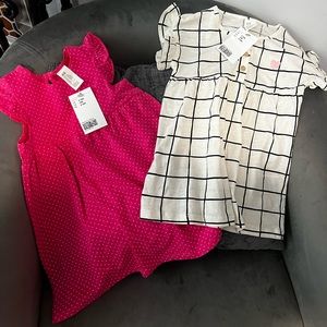 2 H&M Dresses size 9-12m